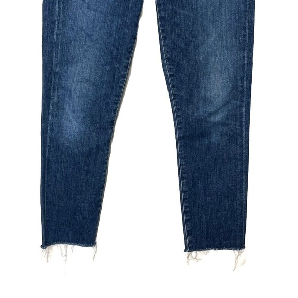 Citizens Of Humanity Rocket High Rise Crop in Carmel Blue Raw Hem Womens Size 25 - Picture 3 of 12